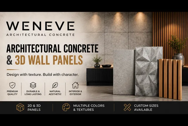 WENEVE Review 2026: Transform Your Interior With Architectural Concrete & Modern Wall Panels
