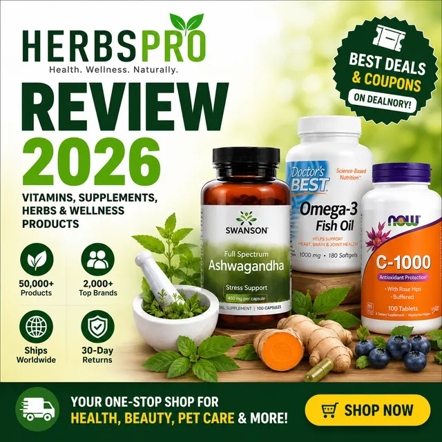 HerbsPro Review 2026: Vitamins, Supplements, Herbs, Beauty & Wellness Products