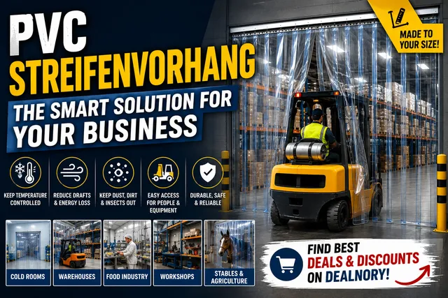PVC Streifenvorhang Review: The Smart Solution for Warehouses, Cold Rooms & Industrial Spaces