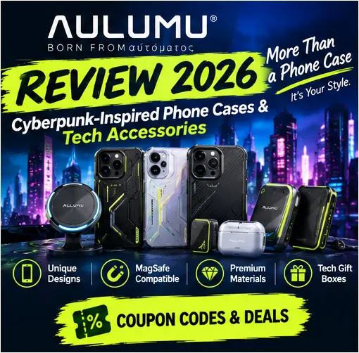 Aulumu Review 2026: Cyberpunk-Inspired Phone Cases & Tech Accessories