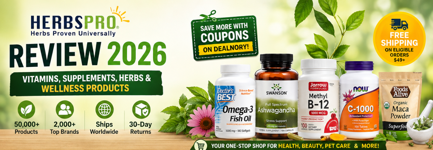 HerbsPro Review 2026: Vitamins, Supplements, Herbs, Beauty & Wellness Products